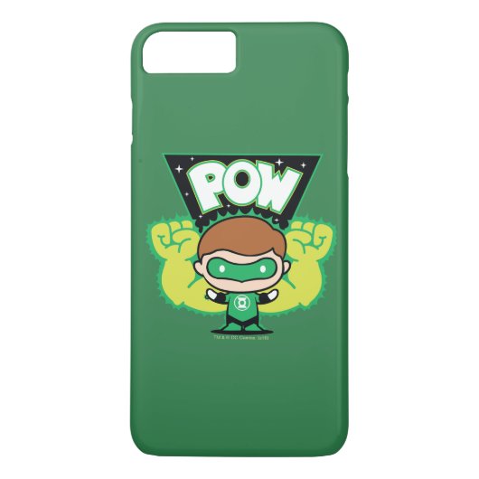 Chibi Green Lantern bilden Riesenfisten Case-Mate iPhone Hülle (Rückseite)