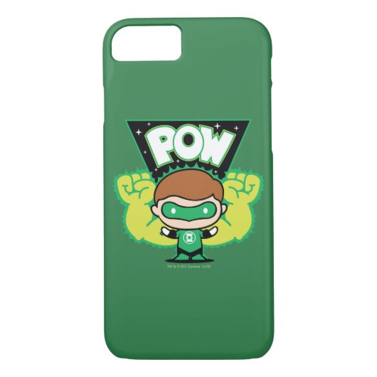 Chibi Green Lantern bilden Riesenfisten Case-Mate iPhone Hülle (Rückseite)