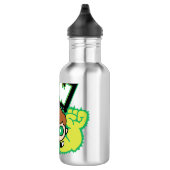 Chibi Green Lantern bilden Riesenfisten Edelstahlflasche (Rechts)