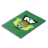 Chibi Green Lantern bilden Riesenfisten Notizblock (Linke Seite)