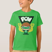 Chibi Green Lantern bilden Riesenfisten T-Shirt (Vorderseite)