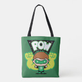Chibi Green Lantern bilden Riesenfisten Tasche (Rückseite)