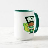 Chibi Green Lantern bilden Riesenfisten Tasse (VorderseiteRechts)