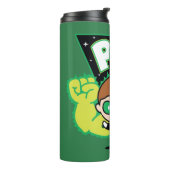 Chibi Green Lantern bilden Riesenfisten Thermosbecher (Nach links gedreht)