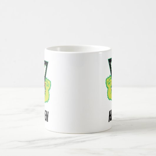 Chibi Green Lantern Forming Giant Fists Kaffeetasse (Mittel)