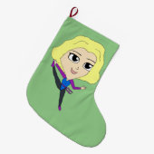 Chibi Großer Weihnachtsstrumpf (Vorderansicht (hängend))