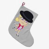 Chibi Großer Weihnachtsstrumpf (Vorderansicht (hängend))