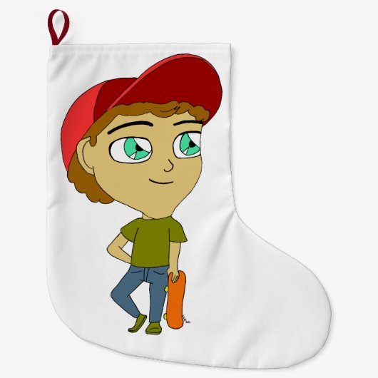 Chibi Großer Weihnachtsstrumpf (Vorderseite)