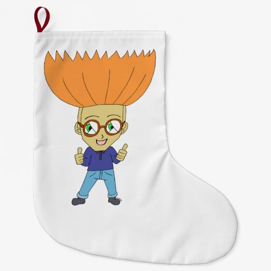Chibi Großer Weihnachtsstrumpf (Vorderseite)