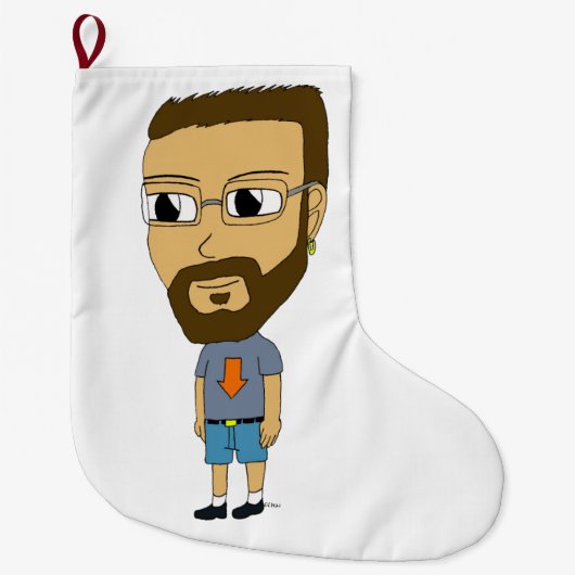 Chibi Großer Weihnachtsstrumpf (Vorderseite)
