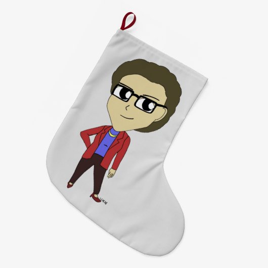 Chibi Großer Weihnachtsstrumpf (Vorderansicht (hängend))