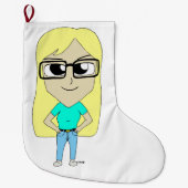 Chibi Großer Weihnachtsstrumpf (Vorderseite)