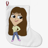 Chibi Großer Weihnachtsstrumpf (Vorderseite)