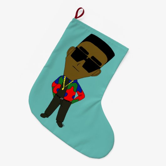 Chibi Großer Weihnachtsstrumpf (Vorderansicht (hängend))