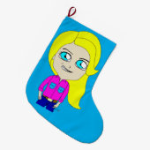Chibi Großer Weihnachtsstrumpf (Vorderansicht (hängend))