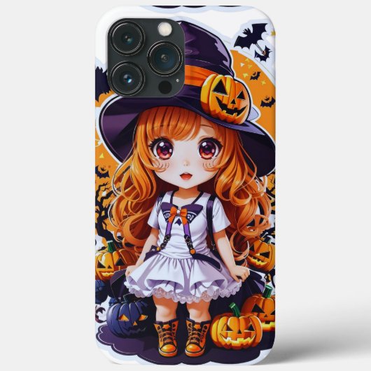 Chibi Halloween Style Kawaii Halloween Geschenke Case-Mate iPhone Hülle (Rückseite)