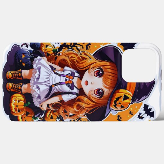 Chibi Halloween Style Kawaii Halloween Geschenke Case-Mate iPhone Hülle (Rückseite (Horizontal))