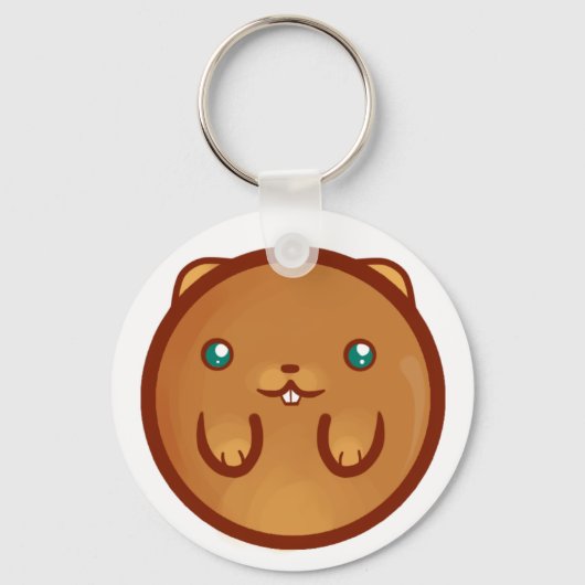 Chibi Hamster Schlüsselanhänger (Vorderseite)