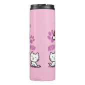 Chibi Harley Quinn & Chibi Catwoman mit Katzen Thermosbecher (Rückseite)