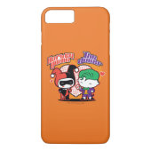 Chibi Harley Quinn & Chibi Joker Hearts Case-Mate iPhone Hülle (Rückseite)