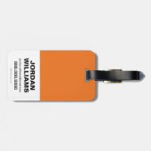 Chibi Harley Quinn & Chibi Joker Hearts Gepäckanhänger (Rückseite horizontal)