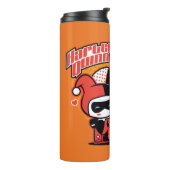 Chibi Harley Quinn & Chibi Joker Hearts Thermosbecher (Nach links gedreht)