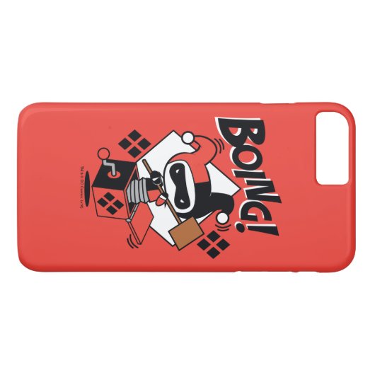 Chibi Harley-Quinn-in-A-Box mit Hammer Case-Mate iPhone Hülle (Rückseite (Horizontal))