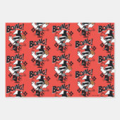 Chibi Harley-Quinn-in-A-Box mit Hammer Geschenkpapier Set (Vorderseite)