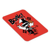 Chibi Harley-Quinn-in-A-Box mit Hammer Magnet (Rechte Seite)