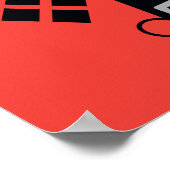 Chibi Harley-Quinn-in-A-Box mit Hammer Poster (Ecke)