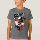 Chibi Harley-Quinn-in-A-Box mit Hammer T-Shirt (Vorderseite)