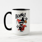 Chibi Harley-Quinn-in-A-Box mit Hammer Tasse (Links)