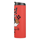 Chibi Harley-Quinn-in-A-Box mit Hammer Thermosbecher (Nach rechts gedreht)