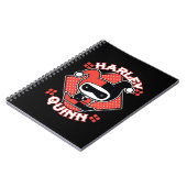 Chibi Harley Quinn spaltet Notizblock (Linke Seite)
