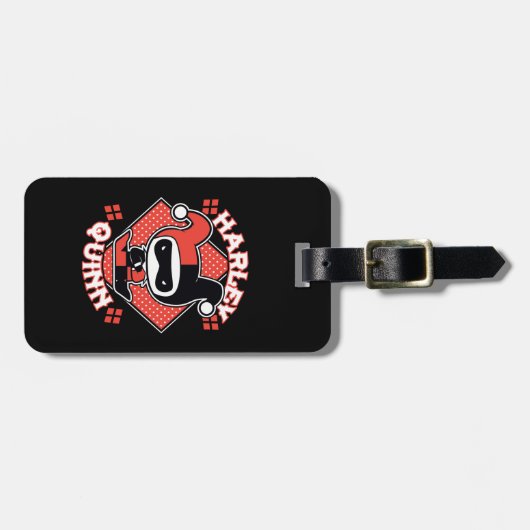 Chibi Harley Quinn Splits Gepäckanhänger (Vorderseite horizontal)