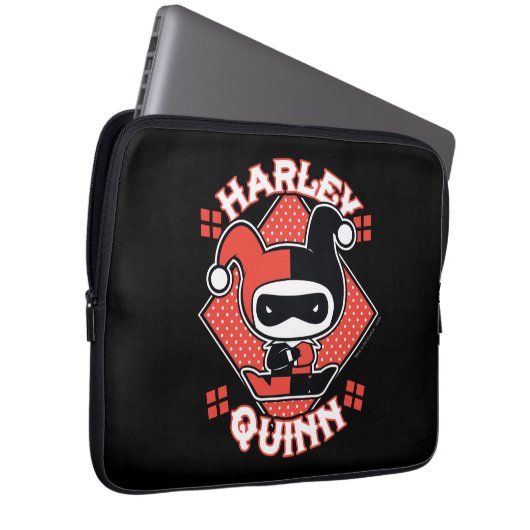Chibi Harley Quinn Splits Laptopschutzhülle (Vorne Rechts)