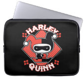 Chibi Harley Quinn Splits Laptopschutzhülle (Vorderseite)