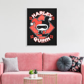 Chibi Harley Quinn Splits Leinwanddruck (Insitu (Wohnzimmer))