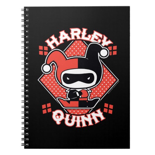 Chibi Harley Quinn Splits Notizblock (Vorderseite)