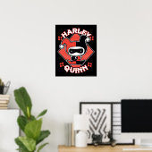 Chibi Harley Quinn Splits Poster (Heimbüro)