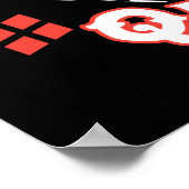 Chibi Harley Quinn Splits Poster (Ecke)