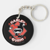Chibi Harley Quinn Splits Schlüsselanhänger (Rückseite)