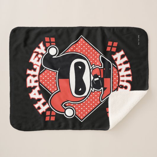 Chibi Harley Quinn Splits Sherpadecke (Vorderseite (Horizontal))