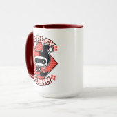 Chibi Harley Quinn Splits Tasse (Vorderseite Links)