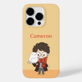 Chibi HARRY POTTER™ & Hedwig Case-Mate iPhone Hülle (Rückseite)