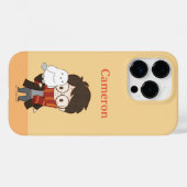 Chibi HARRY POTTER™ & Hedwig Case-Mate iPhone Hülle (Rückseite (Horizontal))