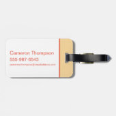 Chibi HARRY POTTER™ & Hedwig Gepäckanhänger (Rückseite horizontal)