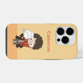 Chibi HARRY POTTER™ & Hedwig iPhone Hülle (Rückseite (Horizontal))