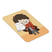 Chibi HARRY POTTER™ & Hedwig Magnet (Rechte Seite)
