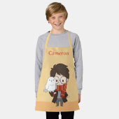 Chibi HARRY POTTER™ & Hedwig Schürze (Getragen)